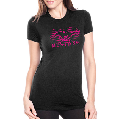 BRC T-Shirt femme Mustang rose